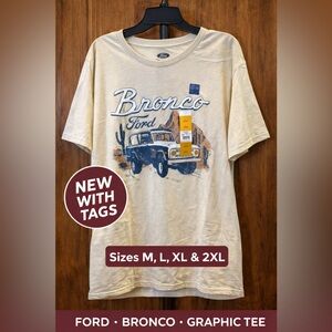 2/22 sale‼️‼️
Ford Bronco Graphic Tee Shirt NWT Desert Off-Road Truck Unisex